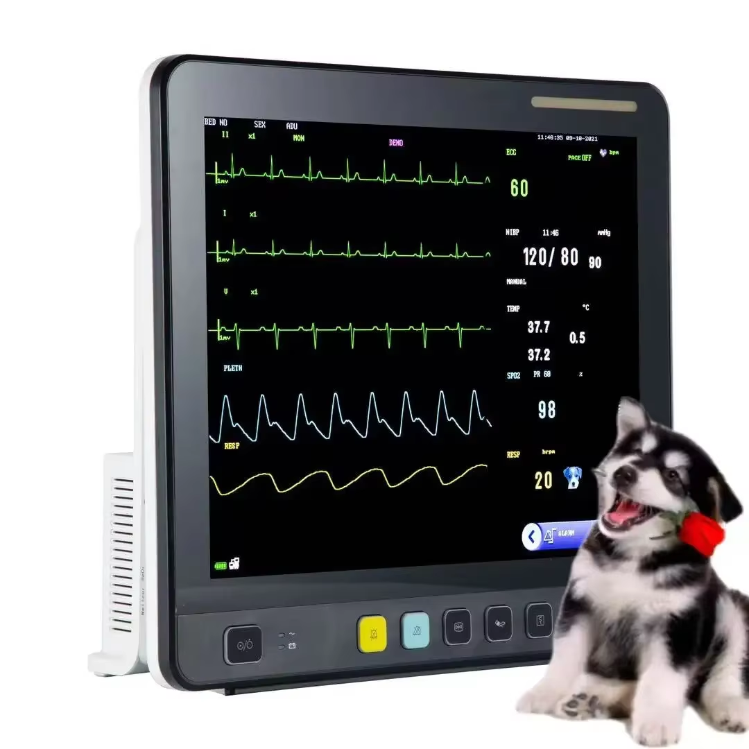 15-inch Veterinary EtCO2 Patient Monitor