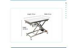 Electric Lift Exam Table with Scale