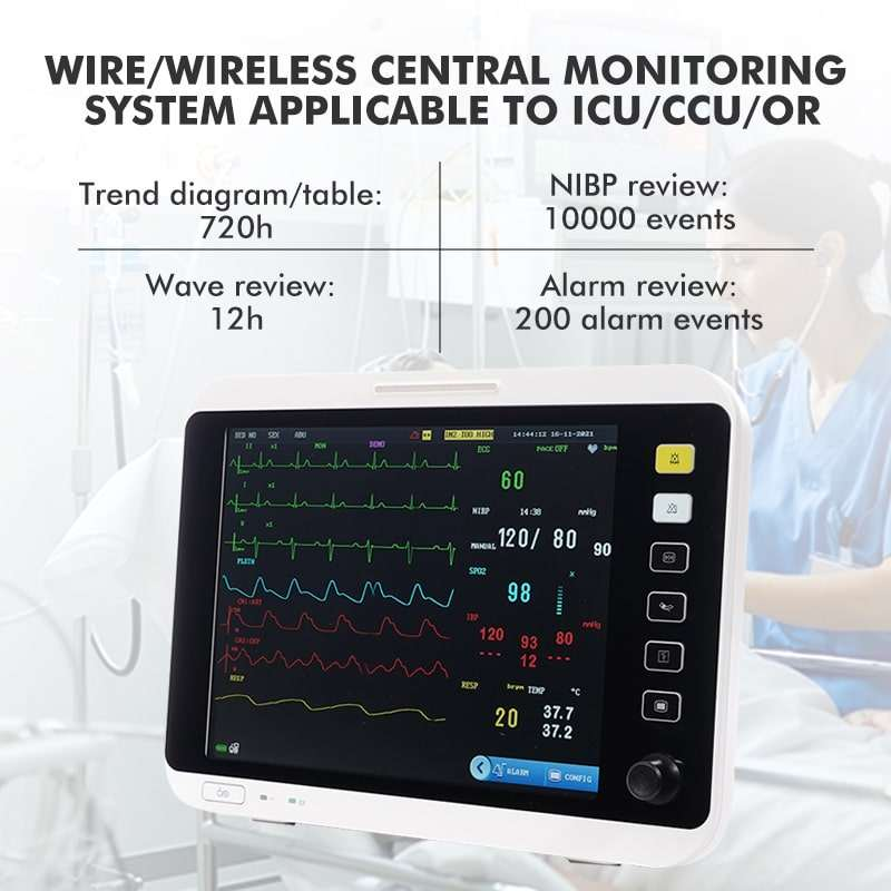 12.1-inch Multiparameter Patient Monitor