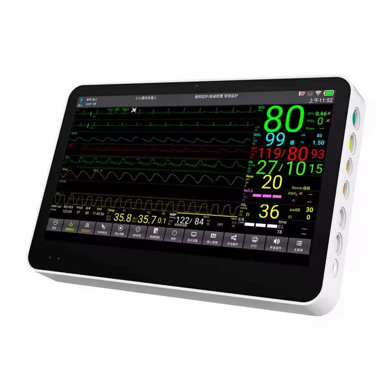 CMS8500 14" VITAL SIGNS Veterinary Multiparameter Monitor Touch Screen Patient Monitor - with Et Co2